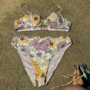 Cupshe Floral Bikini Set